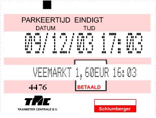 Gratis parkeerticket